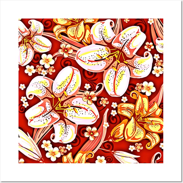 Flowers in red Wall Art by Ylenia